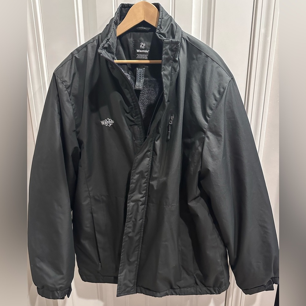 WANTO Men’s Waterproof Winter Jacket